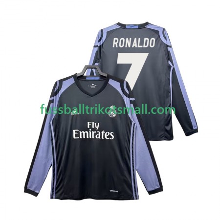 Fußballtrikots Real Madrid Cristiano Ronaldo 7 2016 2017 Retro Langarm 3rd trikot kaufen